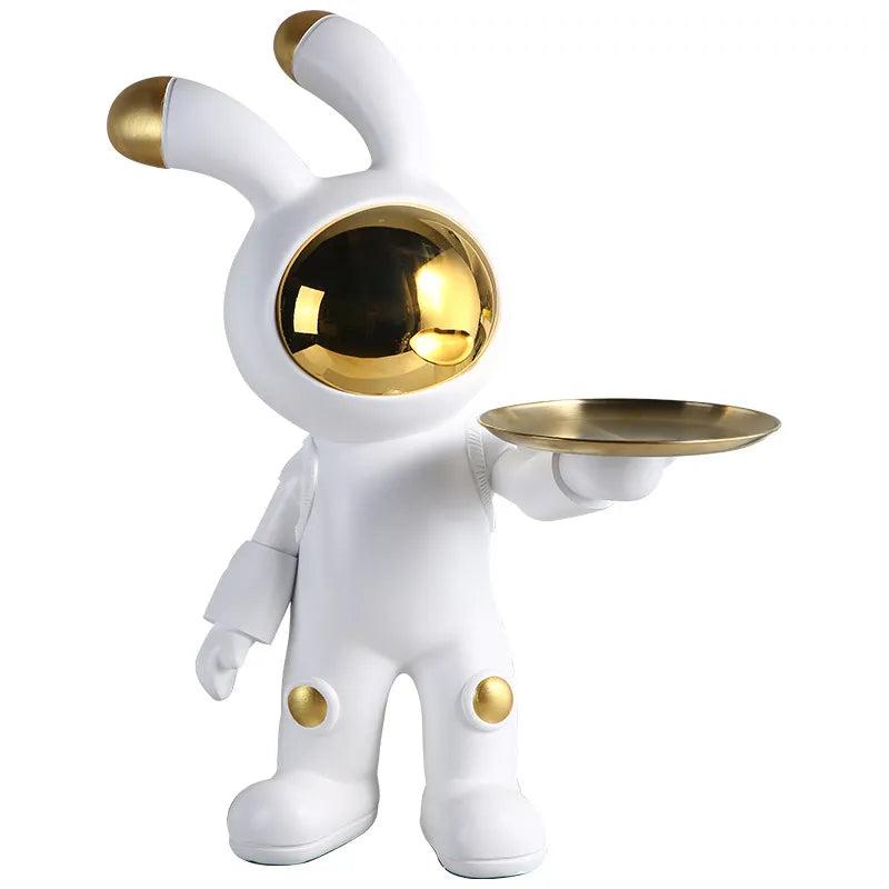 CORX Designs - Space Rabbit Bunny Floor Landing Ornament with Tray - Review