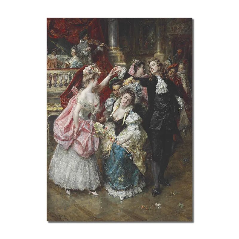 CORX Designs - Vintage European Party Palace Canvas Art - Review