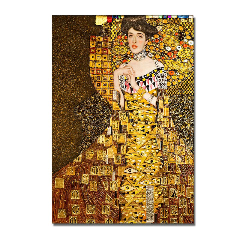 CORX Designs - Abstract Classic Gustav Klimt Family Painting Canvas Art - Review