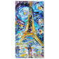 CORX Designs - Couple Eiffel Tower Van Gogh Starry Night Style Oil Painting Wall Art Canvas - Review