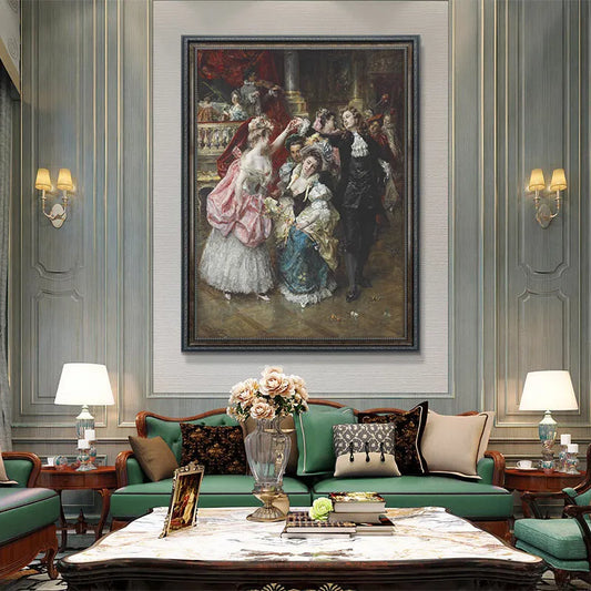 CORX Designs - Vintage European Party Palace Canvas Art - Review