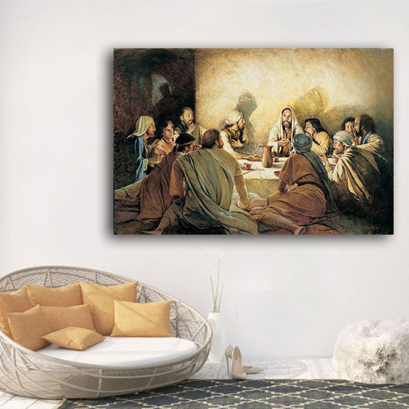 CORX Designs - Risen Jesus And His Disciples Painting Canvas Art - Review