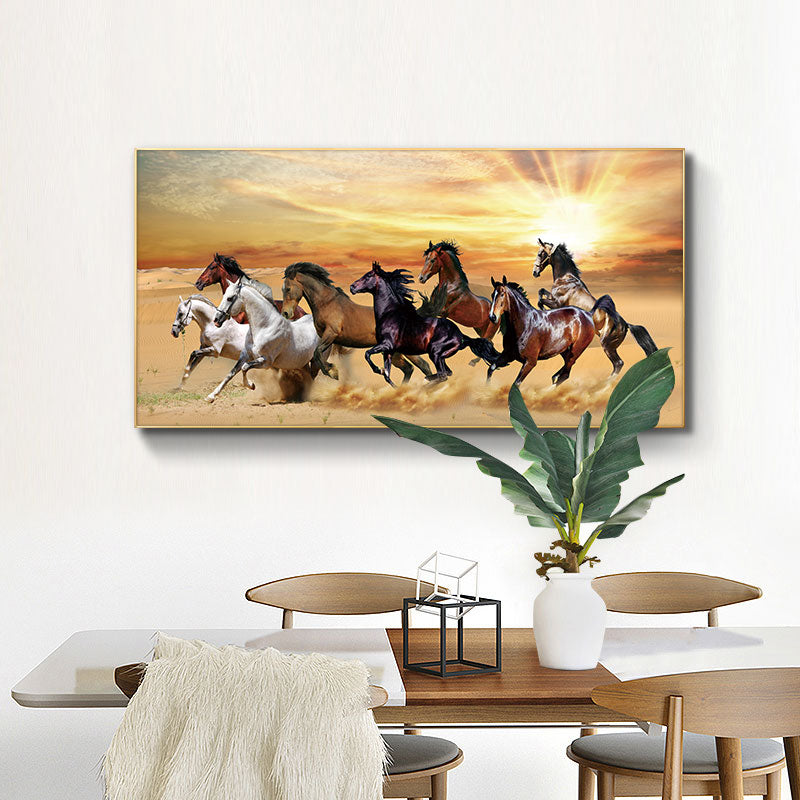 CORX Designs - Eight Horse Sunset Canvas Art - Review