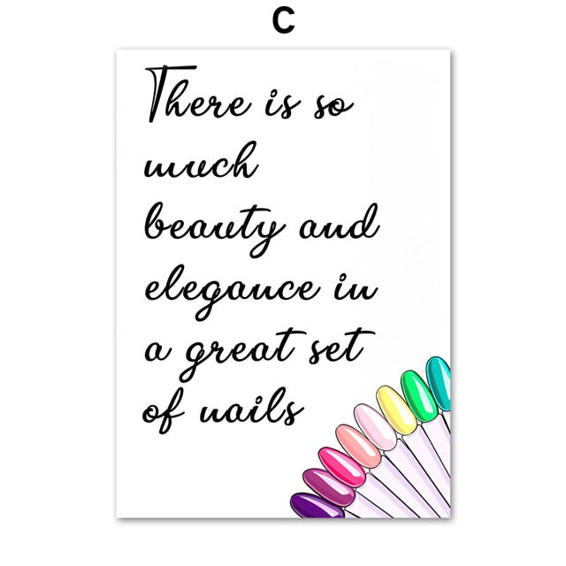 CORX Designs - Nail Salon Manicure Wall Art Canvas - Review