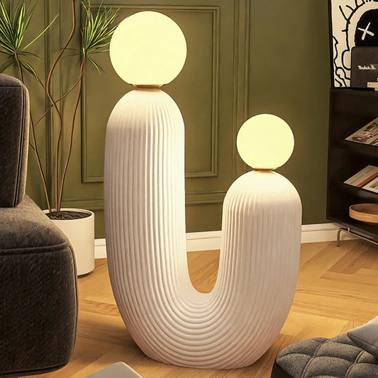 CORX Designs - Boho Cactus Floor Ornament with Lamp - Review