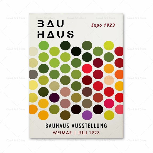 CORX Designs - Abstract Colorful Bauhaus Geometric Wall Art Canvas - Review