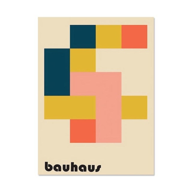 CORX Designs - Abstract Geometry Bauhaus Colorful Canvas Art - Review