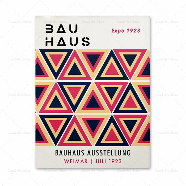 CORX Designs - Abstract Colorful Bauhaus Geometric Wall Art Canvas - Review