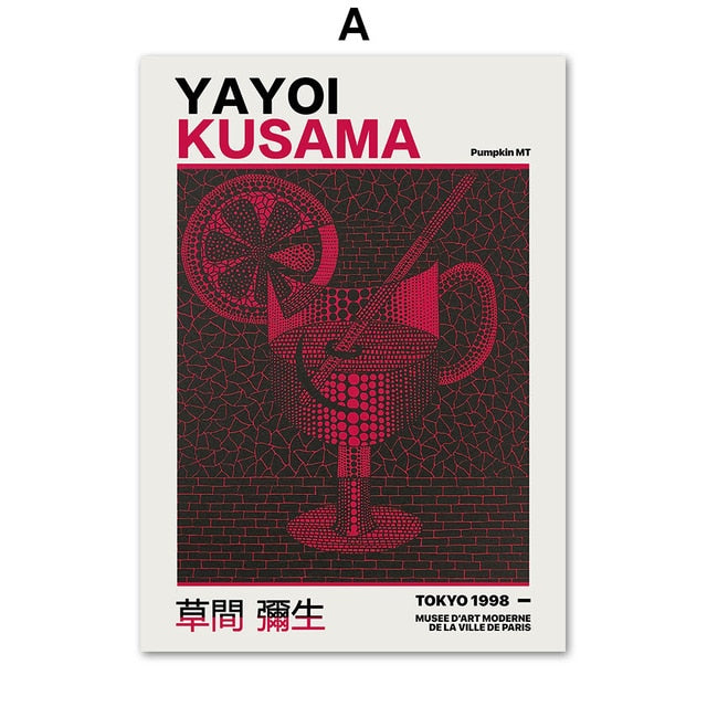 CORX Designs - Abstract Yayoi Kusama Gallery Wall Art Canvas - Review