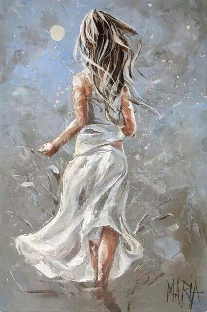 CORX Designs - Violin Women Painting Wall Art Canvas - Review