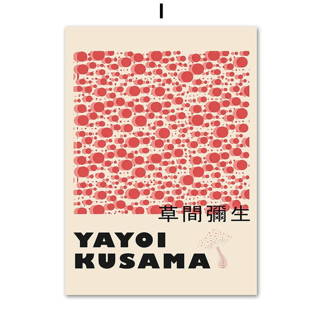 CORX Designs - Abstract Yayoi Kusama Pumpkin Gallery Wall Art Canvas - Review