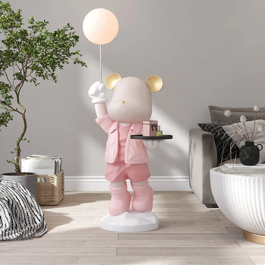 CORX Designs - Trendy Bear Floor Ornament with Tray and Light - Review