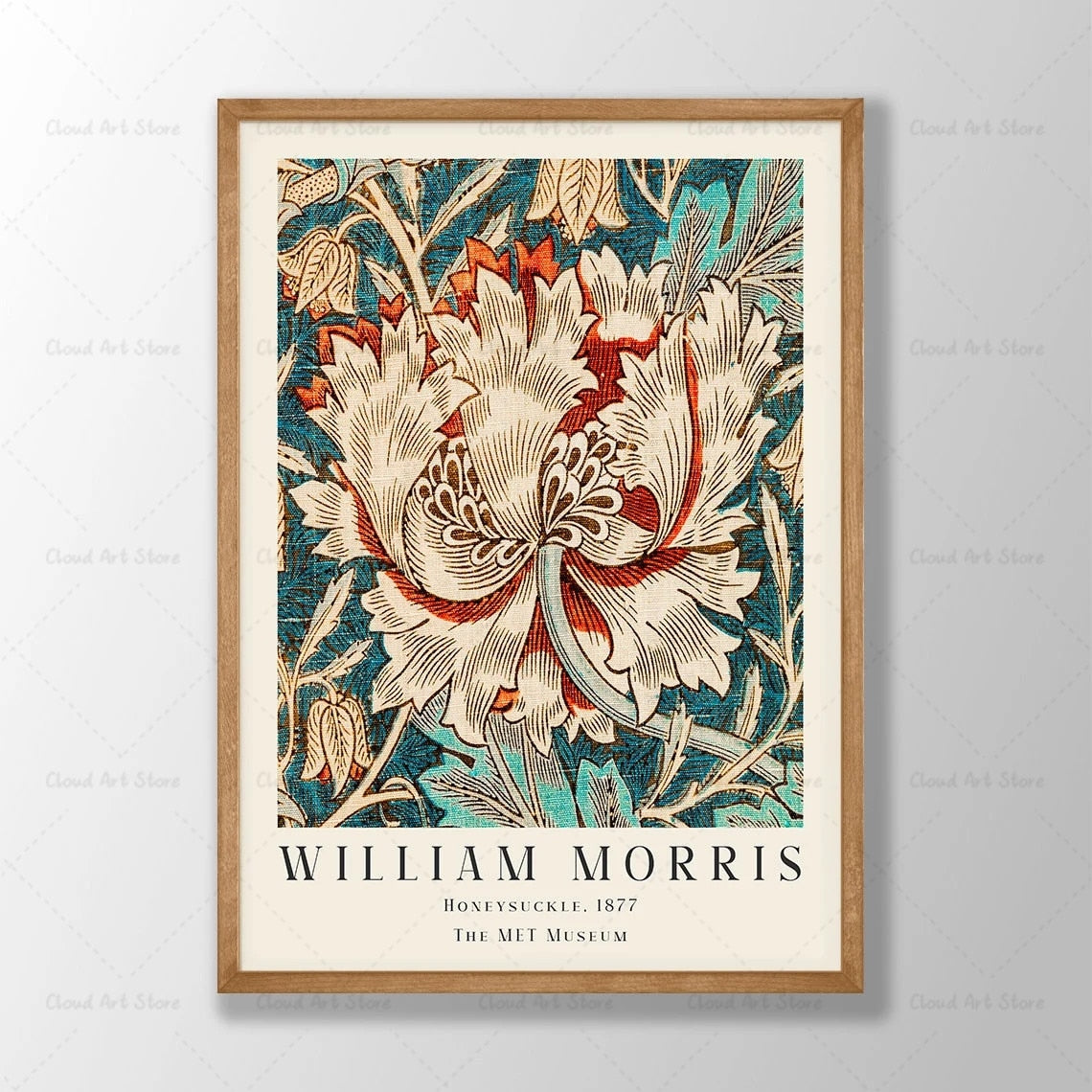 CORX Designs - William Morris Flower Floral Wall Art Canvas - Review