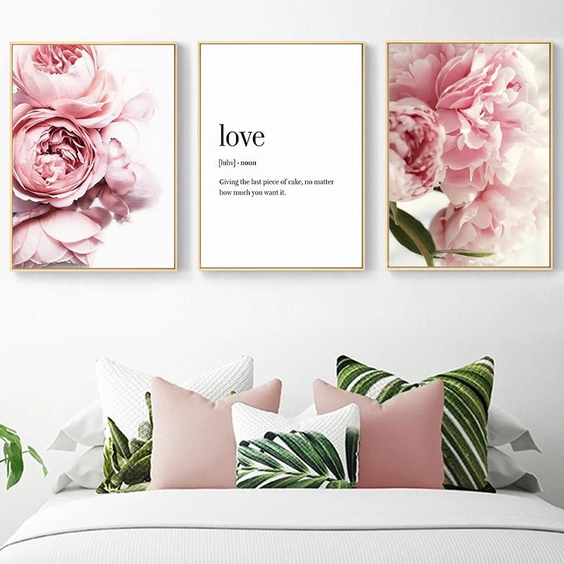 CORX Designs - Pink Peony Flower Wall Art Canvas - Review