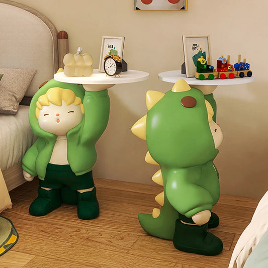 CORX Designs - Dinosaur Boy Floor Ornament with Tray - Review