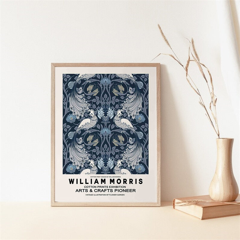 CORX Designs - William Morris Exhibition Blue Flower Canvas Art - Review