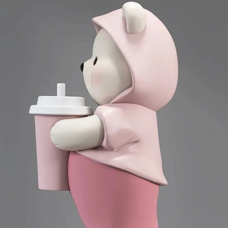 CORX Designs - Cute Bear Milk Tea Floor Decoration Statue - Review
