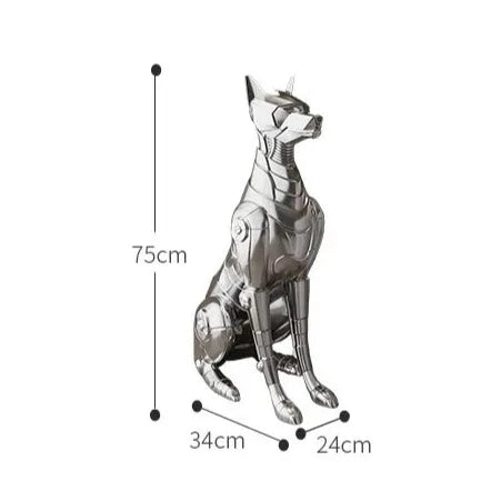 CORX Designs - Electroplated Robot Dog Floor Ornament - Review
