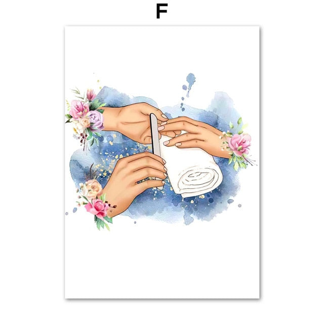 CORX Designs - Nail Salon Manicure Wall Art Canvas - Review