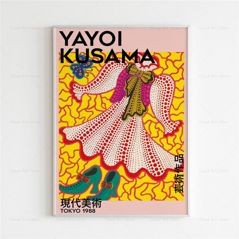 CORX Designs - Yayoi Kusama Exhibition Wall Art Canvas - Review