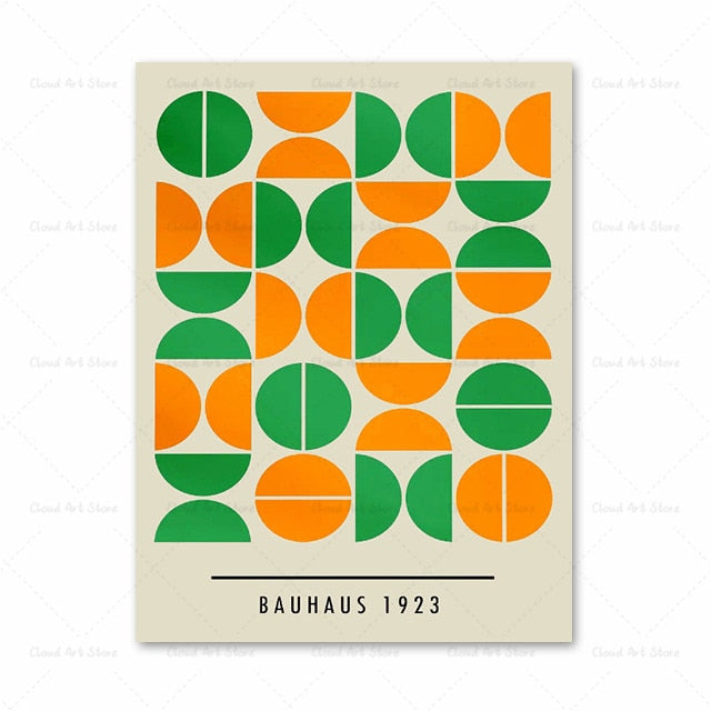 CORX Designs - Abstract Colorful Bauhaus Geometric Wall Art Canvas - Review