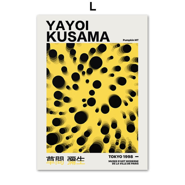 CORX Designs - Abstract Yayoi Kusama Gallery Wall Art Canvas - Review