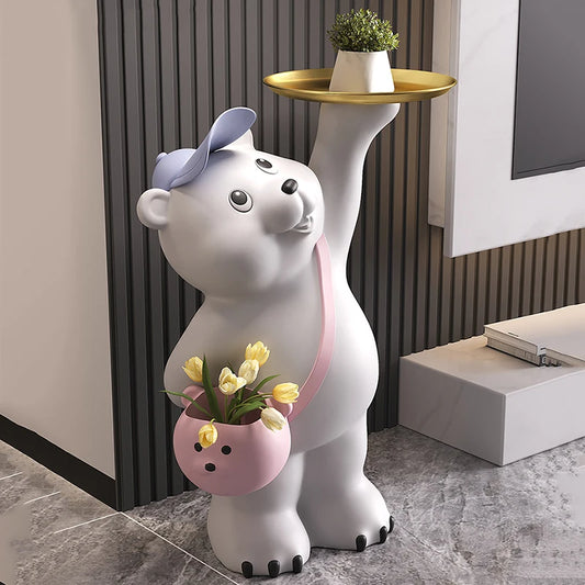 CORX Designs - Friendly Bear Floor Storage Ornament with Tray - Review