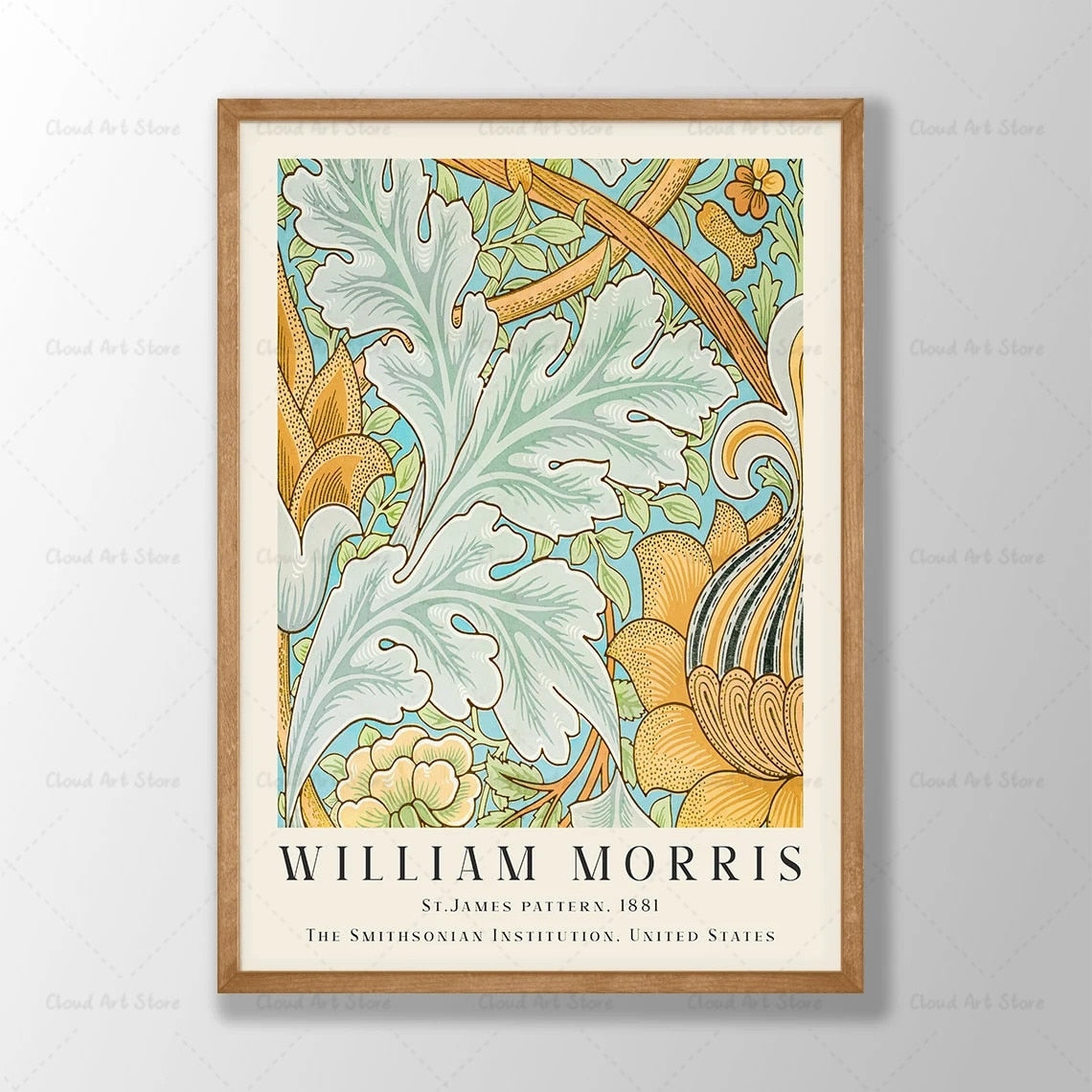CORX Designs - William Morris Flower Floral Wall Art Canvas - Review