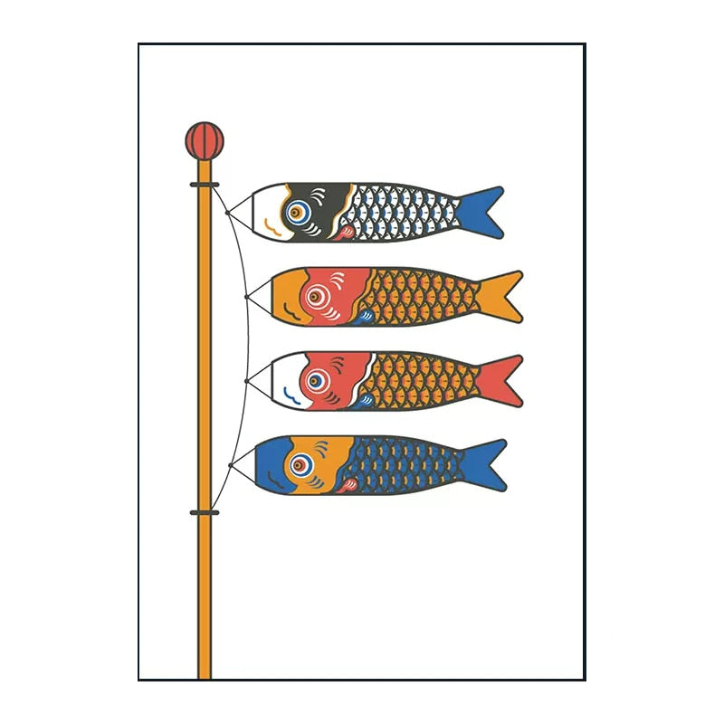 CORX Designs - Abstract Watercolor Colorful Fish Canvas Art - Review