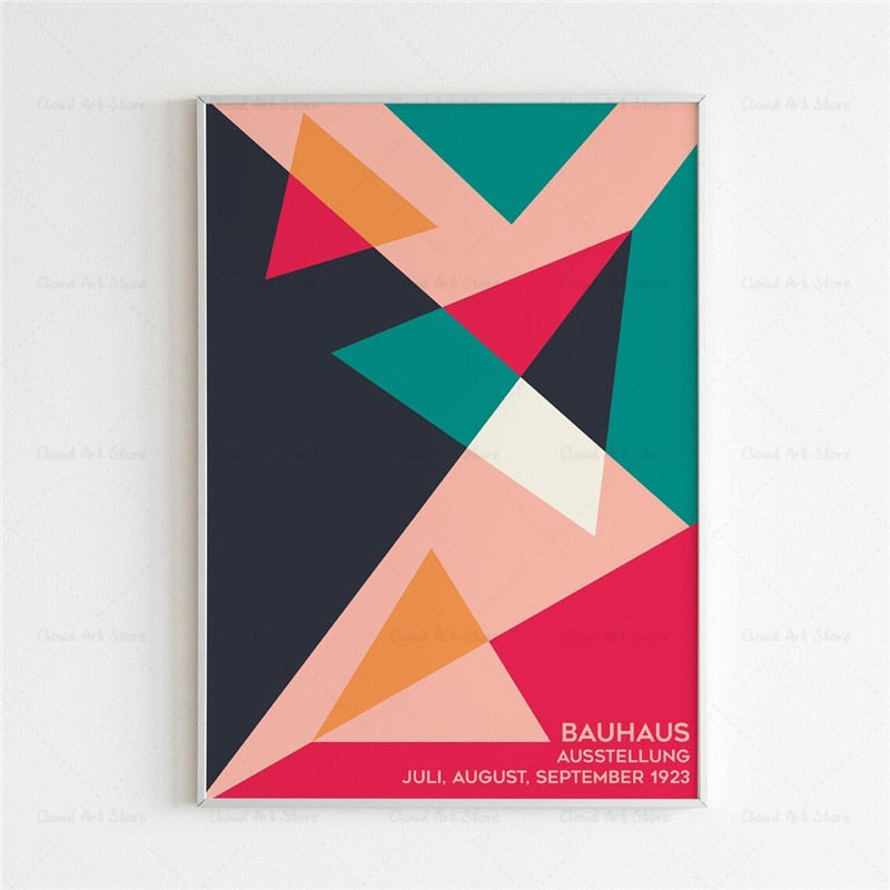 CORX Designs - Bauhaus Exhibition Geometric Wall Art Canvas - Review