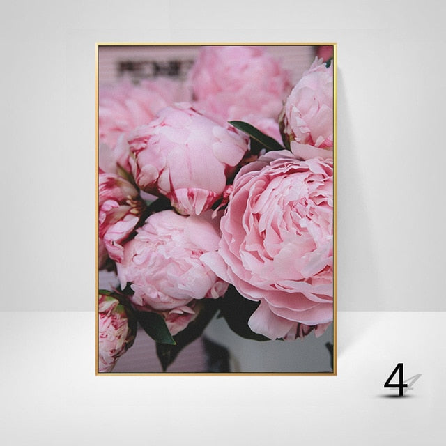 CORX Designs - Pink Peony Flower Wall Art Canvas - Review