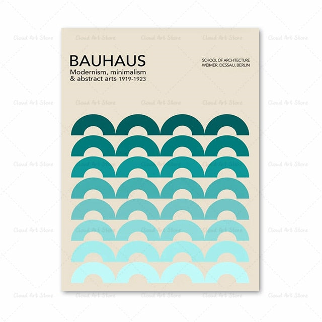 CORX Designs - Abstract Colorful Bauhaus Geometric Wall Art Canvas - Review