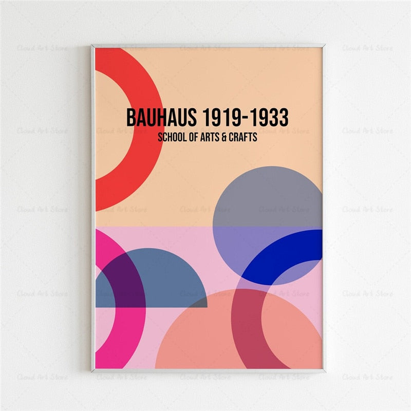 CORX Designs - Bauhaus Exhibition Geometric Wall Art Canvas - Review