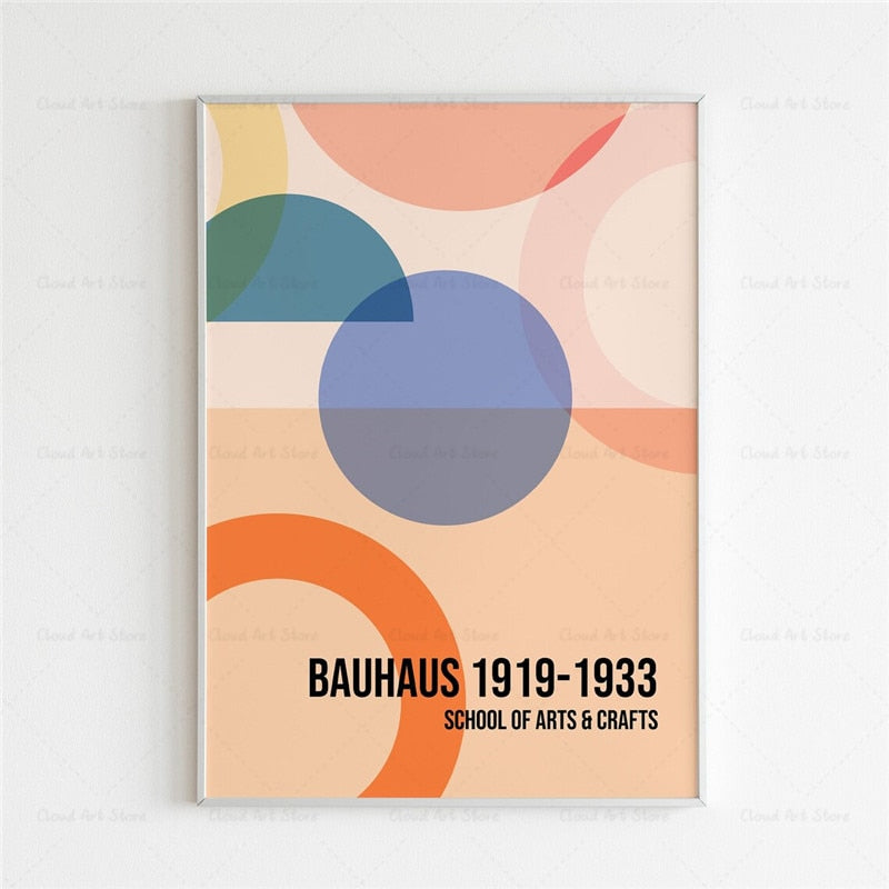 CORX Designs - Bauhaus Exhibition Geometric Wall Art Canvas - Review