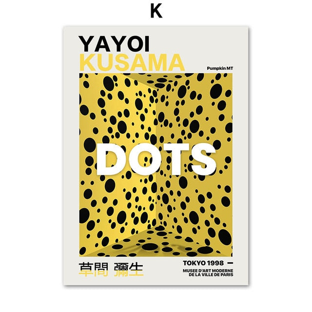 CORX Designs - Abstract Yayoi Kusama Gallery Wall Art Canvas - Review