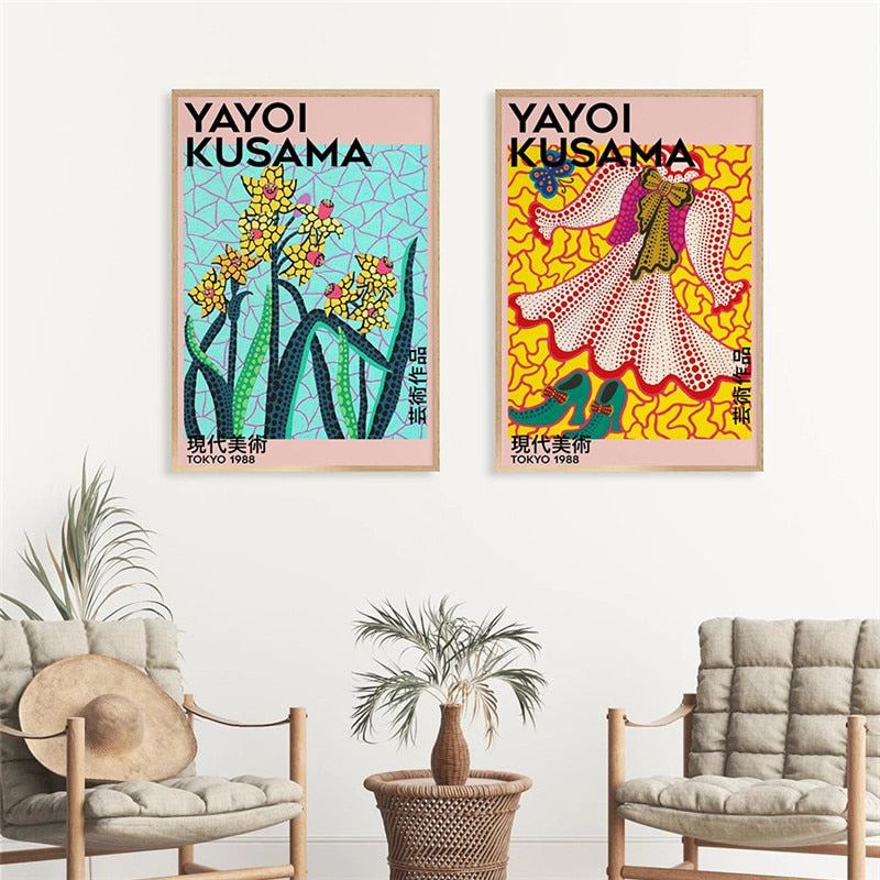 CORX Designs - Yayoi Kusama Exhibition Wall Art Canvas - Review