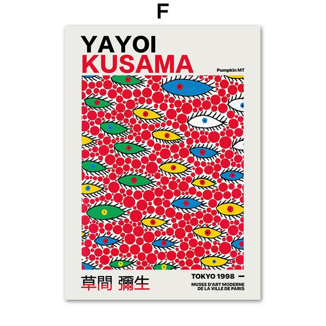 CORX Designs - Abstract Yayoi Kusama Gallery Wall Art Canvas - Review