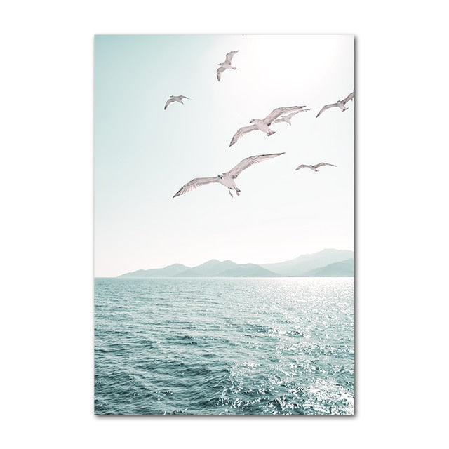 CORX Designs - Beach Sea Coconut Wall Art Canvas - Review