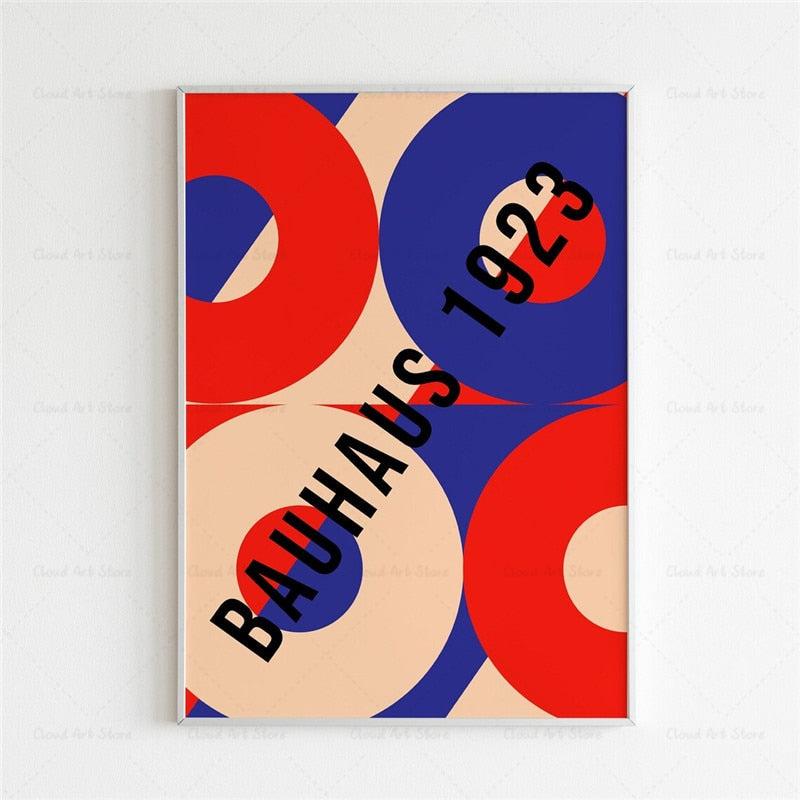 CORX Designs - Bauhaus Exhibition Geometric Wall Art Canvas - Review