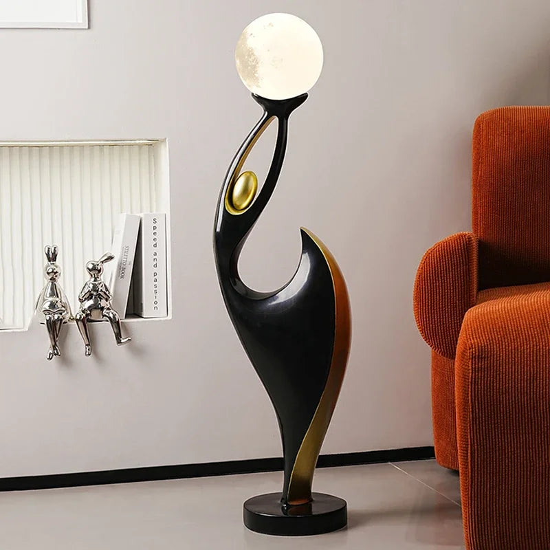 CORX Designs - Abstract Figure Floor Ornament with Light - Review