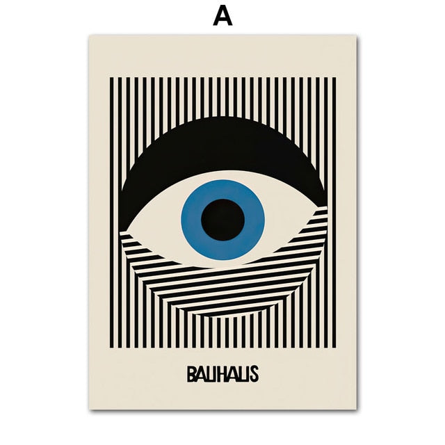 CORX Designs - Bauhaus Line Abstract Eye Wall Art Canvas - Review