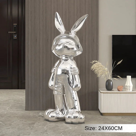 CORX Designs - Electroplated Rabbit Floor Ornament Statue - Review