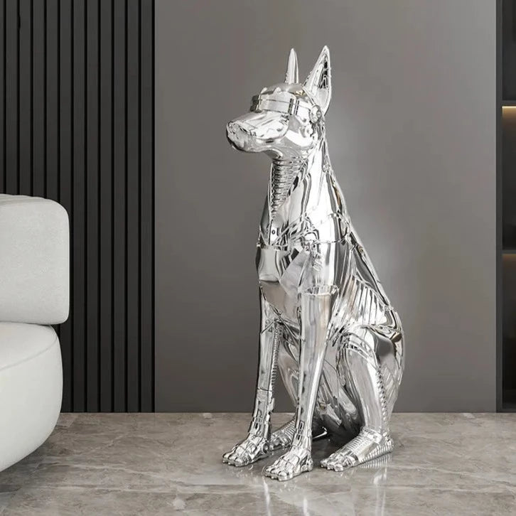 CORX Designs - Robot Dog Electroplated Floor Ornament - Review