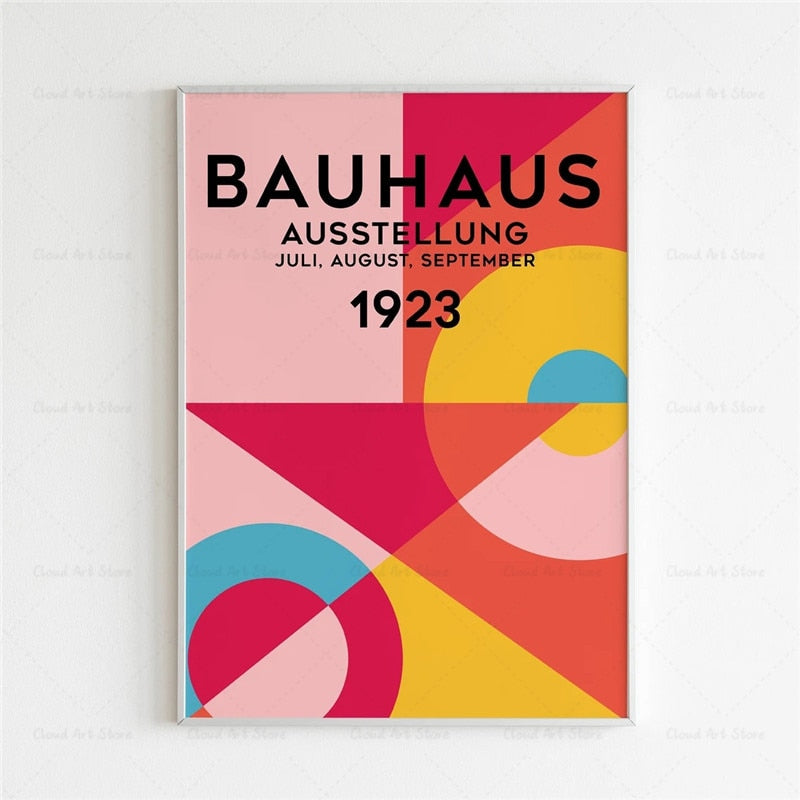 CORX Designs - Bauhaus Exhibition Geometric Wall Art Canvas - Review