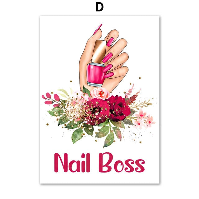 CORX Designs - Nail Salon Manicure Wall Art Canvas - Review