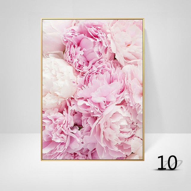 CORX Designs - Pink Peony Flower Wall Art Canvas - Review