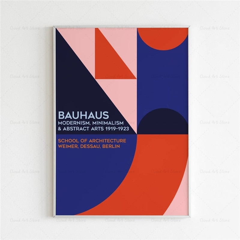 CORX Designs - Bauhaus Exhibition Geometric Wall Art Canvas - Review
