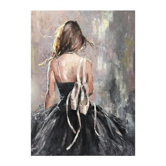 CORX Designs - Violin Women Painting Wall Art Canvas - Review