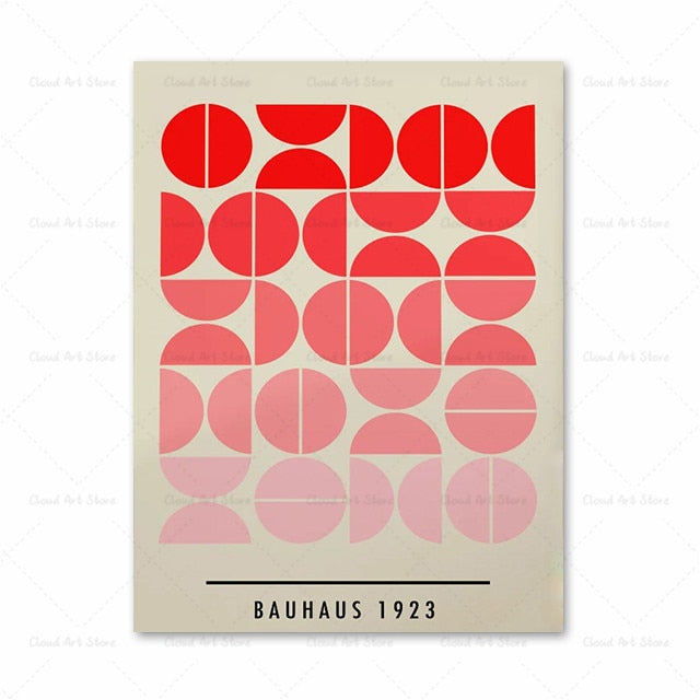 CORX Designs - Abstract Colorful Bauhaus Geometric Wall Art Canvas - Review