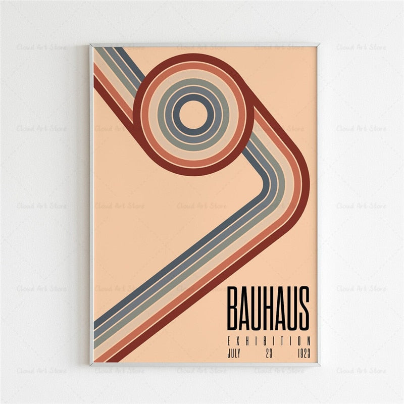 CORX Designs - Bauhaus Exhibition Geometric Wall Art Canvas - Review